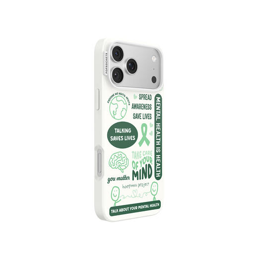 【Happiness Project】抱抱好心情 POPCASE手机壳 MagSafe Popcase磁吸款 绿色 拼贴 iPhone17/16/15 商品图0