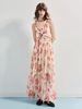 玛克门店发货：浪漫度假印花扭结背心吊带连衣裙货号：MC86DR268 商品缩略图2