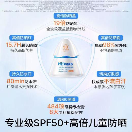 海龟爸爸儿童防水汗高倍防晒乳SPF50+儿童水晶防晒喷雾40g+100ml 商品图1