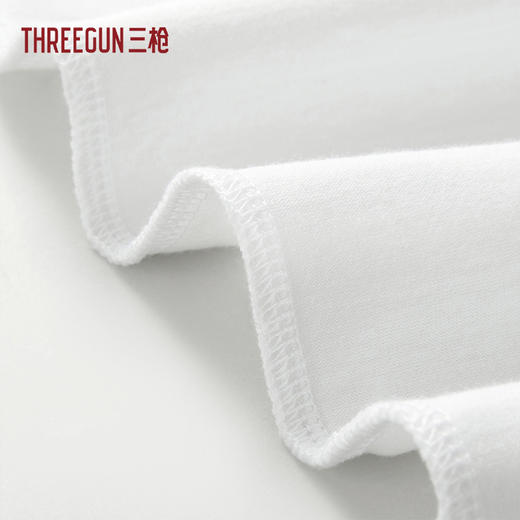Threegun三枪 高支新疆长绒棉圆领男士背心-T30010A01 商品图8