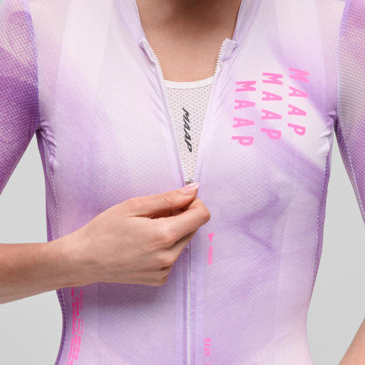 MAAP 女士 Privateer系列 PAIGE ONWELLER PRO AIR JERSEY 3.0 短袖骑行服 幻光粉 商品图4