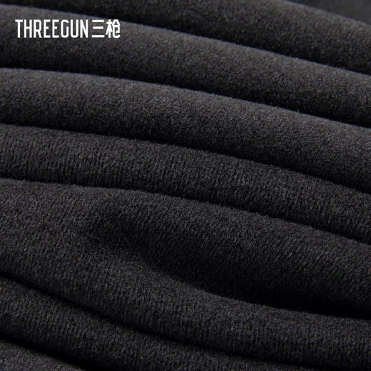 Threegun三枪 【金舒绒】圆领男士长袖上衣打底衫-24343A011 商品图8