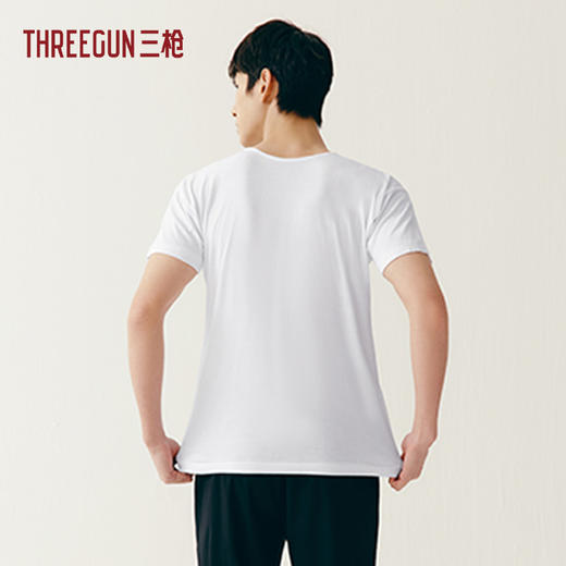 【次品】Threegun三枪 舒肤棉精漂汗布圆领男衫-20603A011 商品图3