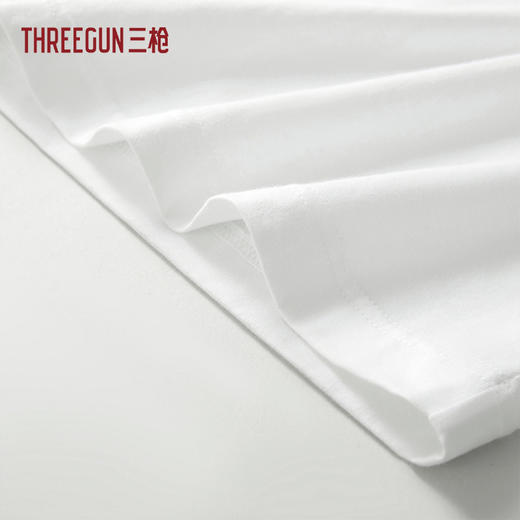 Threegun三枪 高支新疆长绒棉圆领男士背心-T30010A01 商品图7