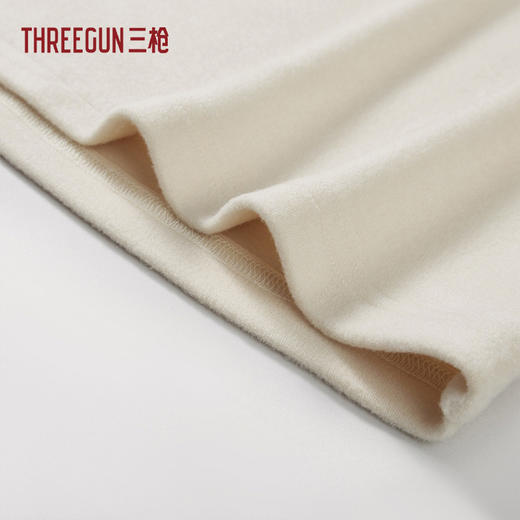Threegun三枪 【双面绒】半高领女士长袖上衣打底衫-24200A011 商品图3