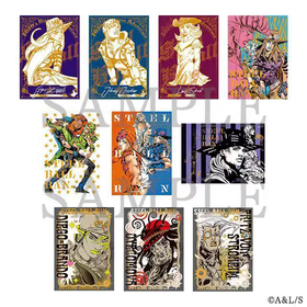 JOJO的奇妙冒险 SBR原画展 透卡 A款 全10种 谷子