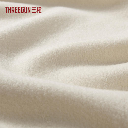 Threegun三枪 【双面绒】半高领女士长袖上衣打底衫-24200A011 商品图4