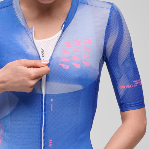 MAAP 女士 Privateer系列 HALEY SMITH PRO AIR JERSEY 3.0 短袖骑行服 逐风蓝 商品图4