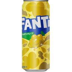 芬达金色葡萄味碳酸饮料500ml