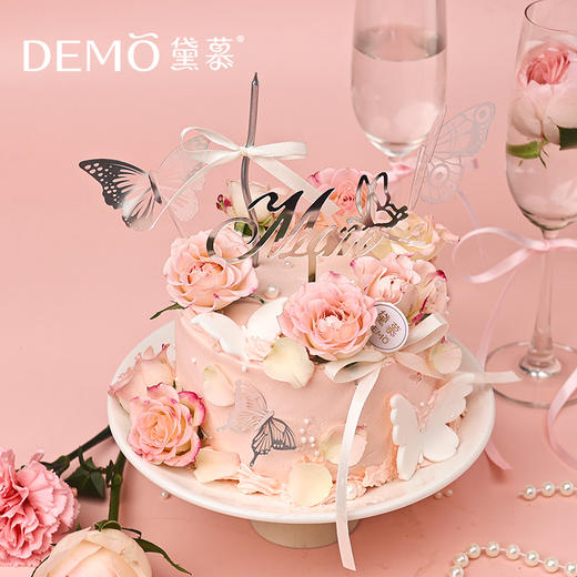 【现货】粉蝶花笺·13cm*8cm（3-4人）5英寸加高 商品图0