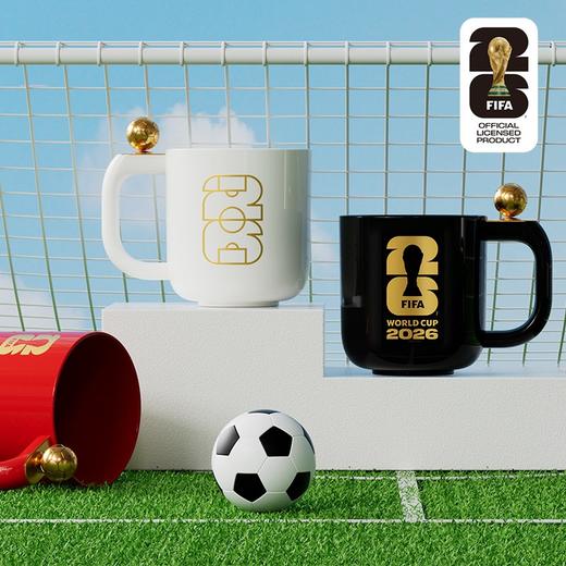 FIFA 26世界杯 转动足球马克杯 官方正品趣味足球马克杯陶瓷水杯咖啡杯周边 商品图3