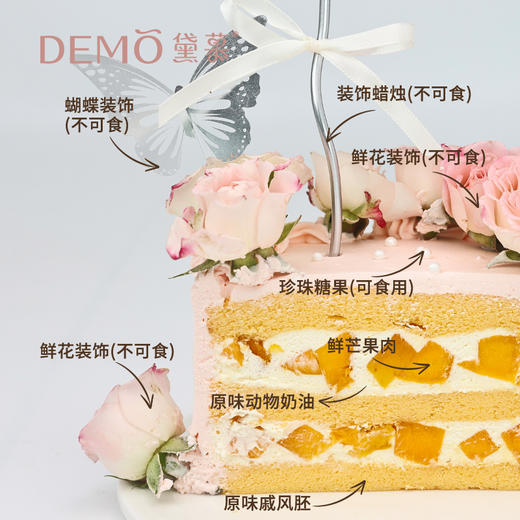 【现货】粉蝶花笺·13cm*8cm（3-4人）5英寸加高 商品图1