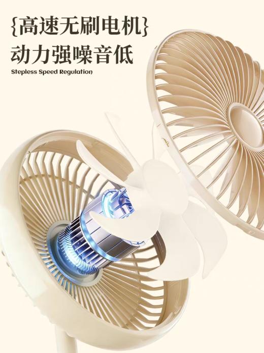 手持小风扇桌面台式风扇夏天必备静音清凉散热神器随身便携学生出游 商品图9