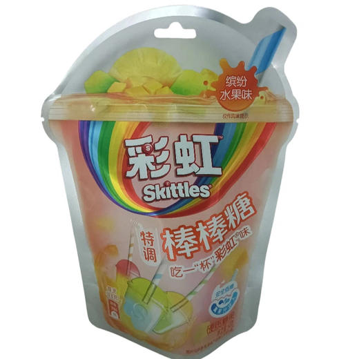 彩虹糖彩虹特调棒棒糖缤纷水果味54g(B15-04-02) 商品图0