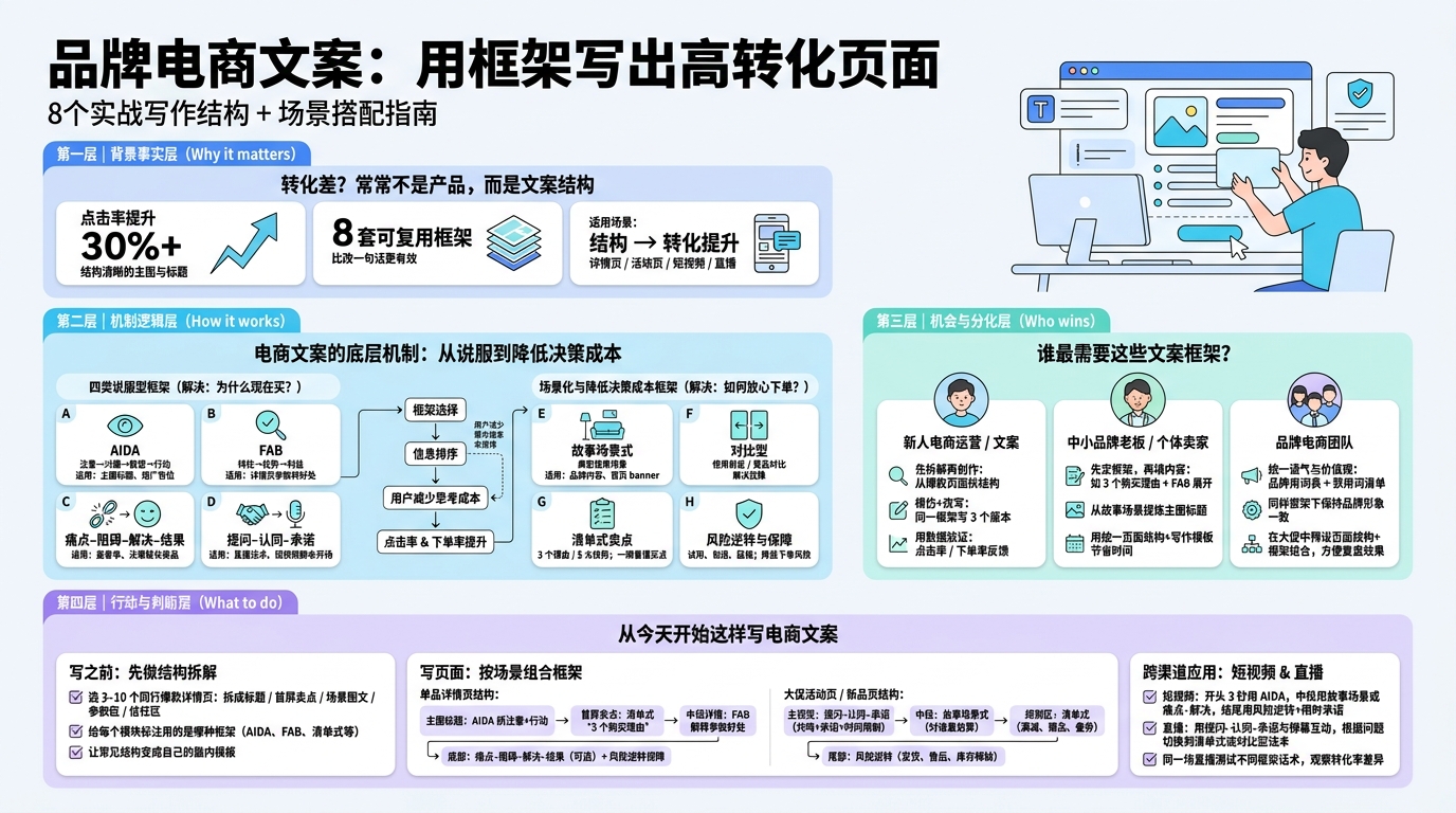 8个电商文案框架有哪些？