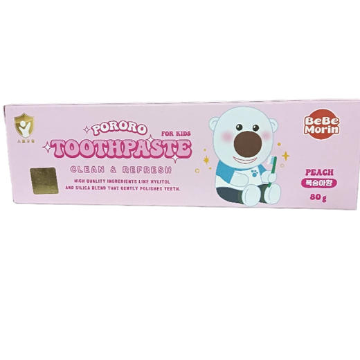 啵乐乐儿童牙膏(桃子味)
80g(E05-03-12) 商品图0