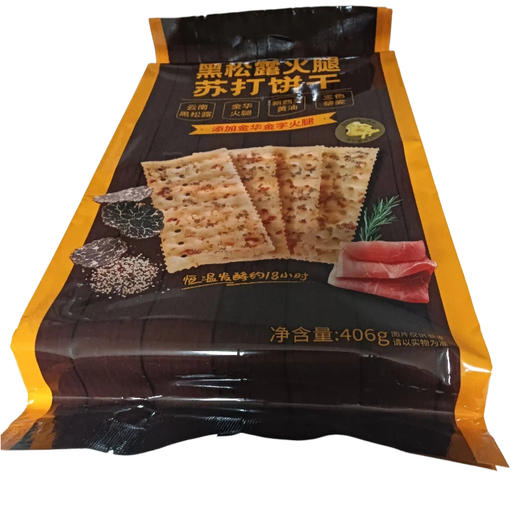 谷鸽 黑松露火腿苏打饼干 406g（B16-01-08） 商品图0