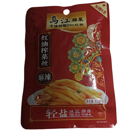 乌江红油榨菜（麻辣）80g(C4-01-06) 商品图0