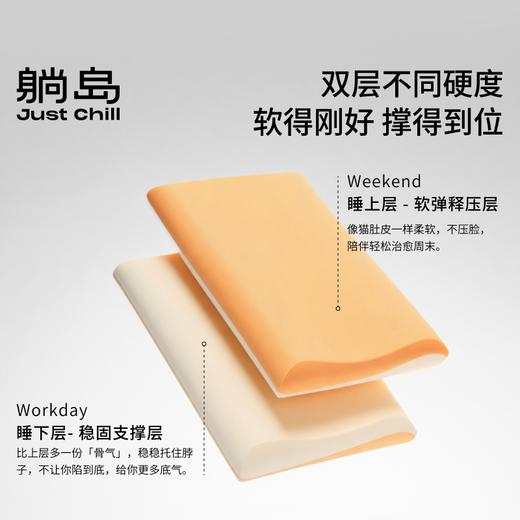 【清凉一夏】躺岛猫肚皮自由翻滚枕记忆棉护颈枕 1只装（10cm） 商品图6