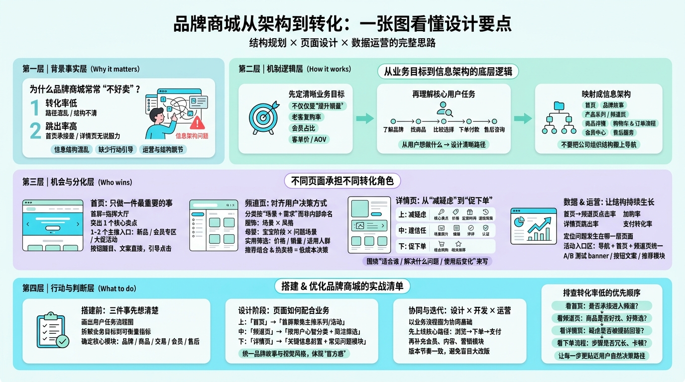 品牌商城整体架构怎么规划？