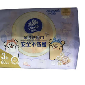 V1182 维达60抽洗脸巾(E6-03-06)