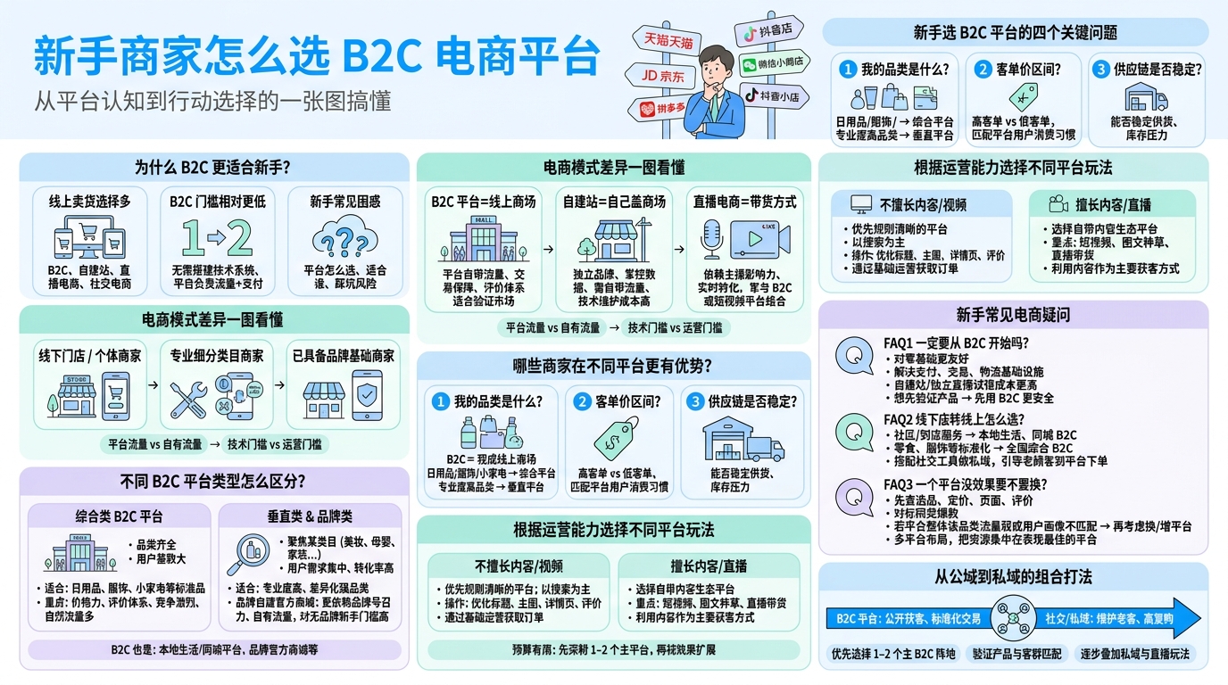 B2C电商平台是什么？适合谁用？