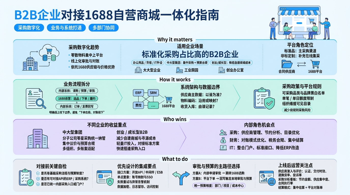场景评估：哪些企业适合接入1688自营商城？