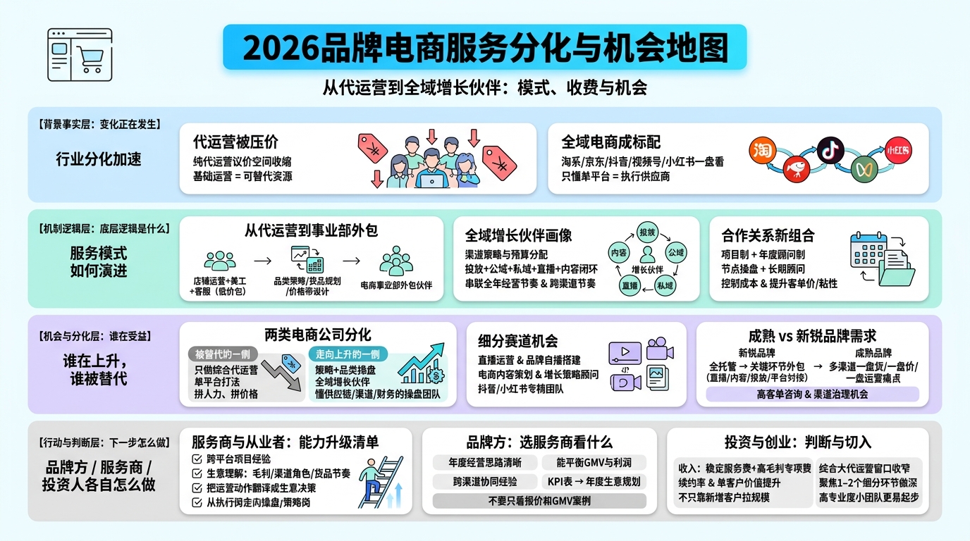 2026年前品牌电商服务模式会怎么变？