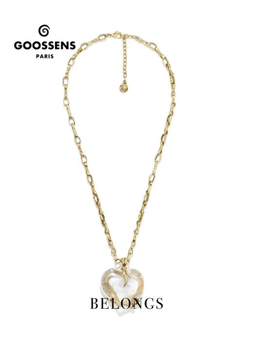 北京仓｜Goossens Paris-COEUR PRECIEUX-爱心 大号 项链［法国设计师］ 商品图2