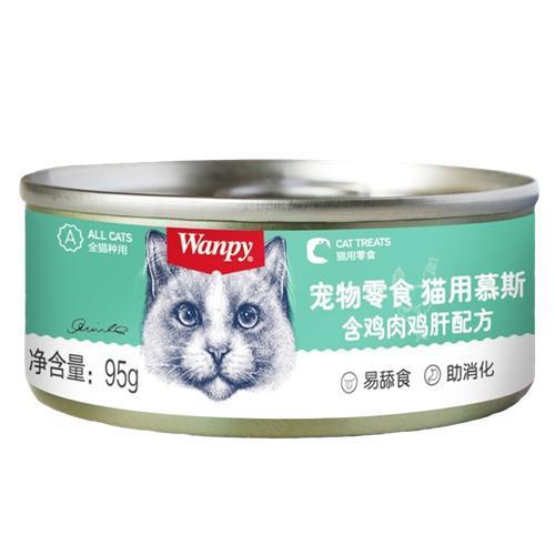 顽皮 猫用慕斯罐头含鸡肉+鸡肝配方95g 商品图0