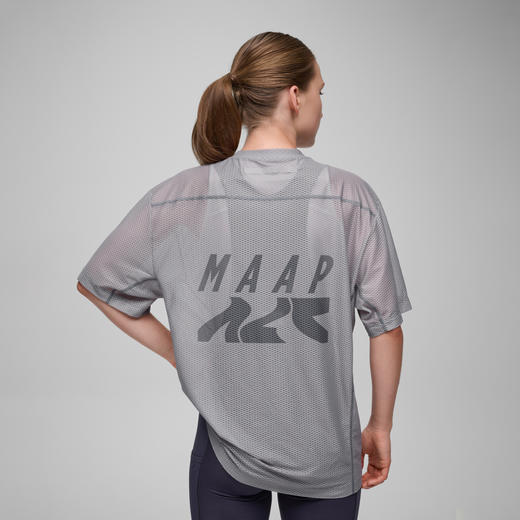MAAP 男女同款 ALT_ROAD系列 Air Mesh Tee 短袖网眼T恤 冰川灰 商品图1