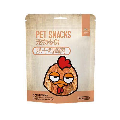 益和 犬用零食烘干鸡胸肉400g 商品图0