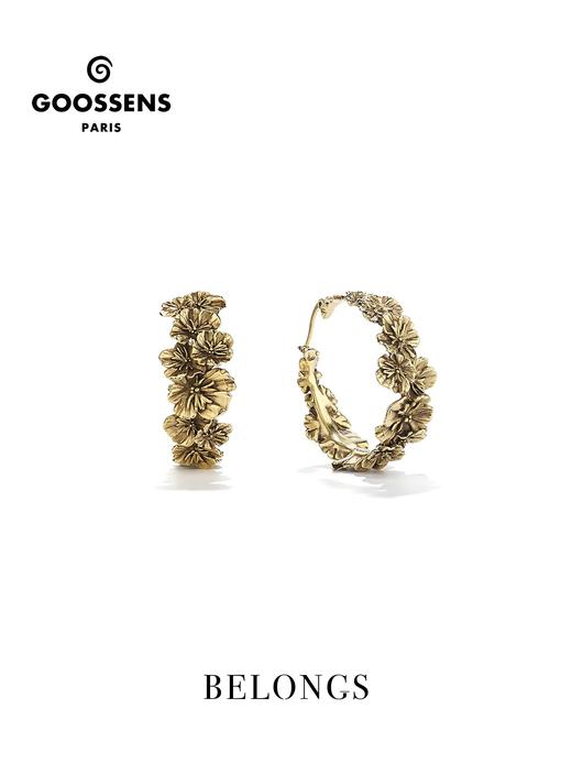 北京仓｜Goossens Paris-Talisman-虞美人 环形耳环［法国设计师］ 商品图0