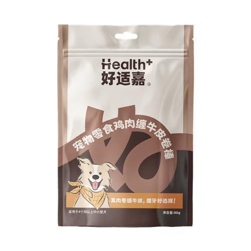 好适嘉 犬用鸡肉缠牛皮卷棒80g 商品图0