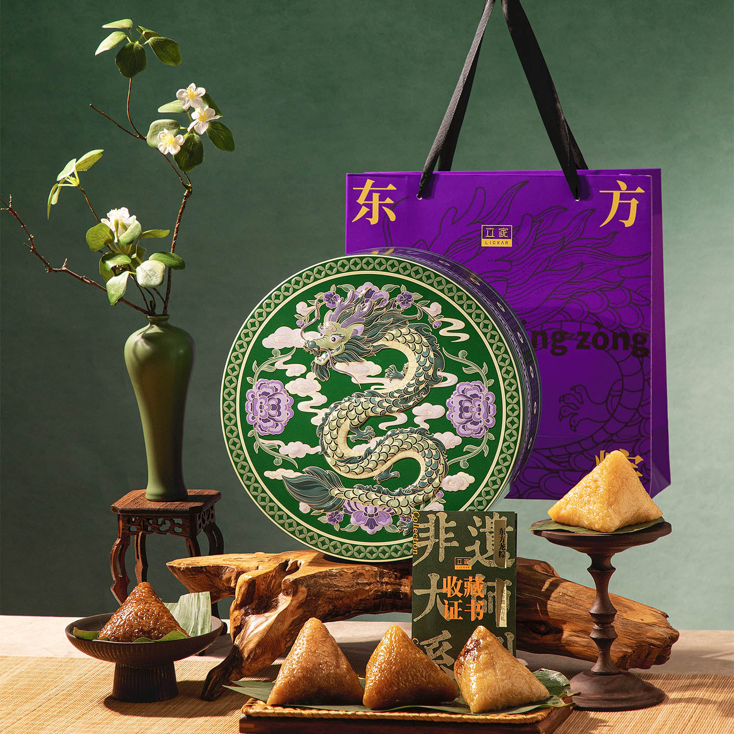 立家 双非遗：东方龙粽720g【金榜高粽】