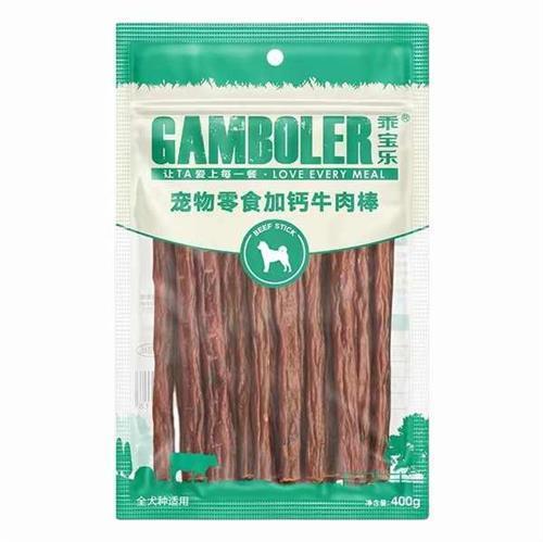 乖宝乐 犬用加钙牛肉棒400g 商品图0