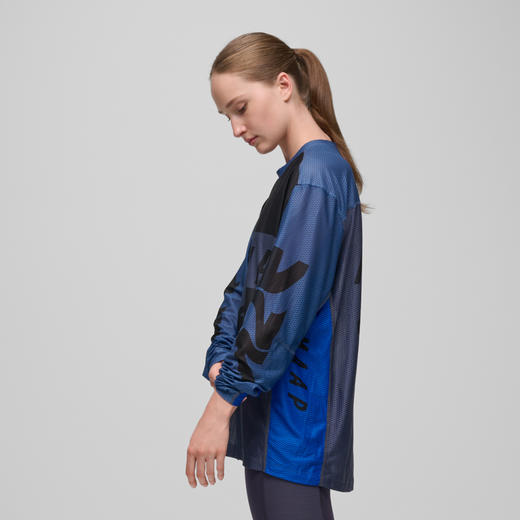 MAAP 男女同款 ALT_ROAD系列 Air Mesh LS Tee 长袖网眼T恤 灰蓝色 商品图3