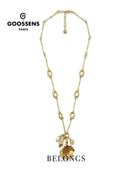 北京仓｜Goossens Paris-Fleur de Pavot-虞美人 金色 项链［法国设计师］ 商品图1