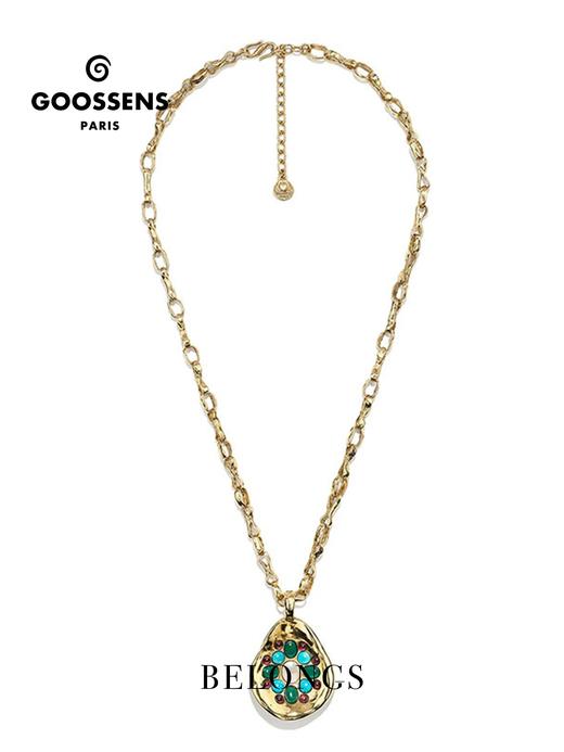 北京仓｜Goossens Paris-Circé-金色 海洋宝藏 项链［法国设计师］ 商品图2