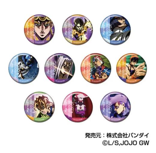 JOJO的奇妙冒险 名场景写 黄金之风 徽章 吧唧 10包/盒 谷子 商品图0