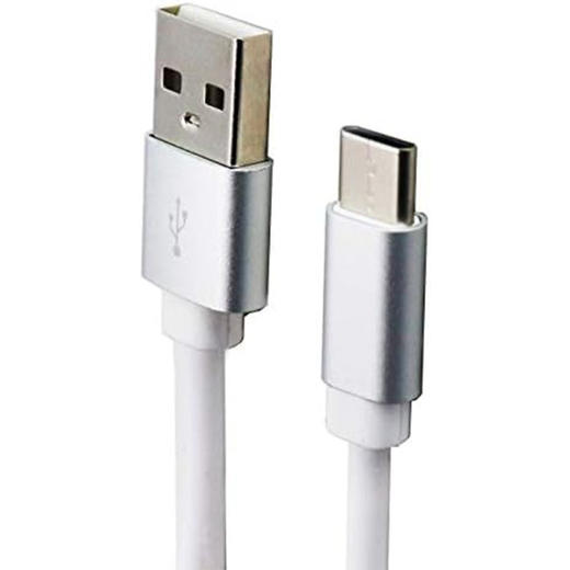 日本 液态硅胶Type-c数据线 USB接口 快速充电 柔软线身 长0.2m 白色 商品图1