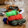 【1捆】黑色户外4mm帐篷天幕防风绳 固定拉绳反光绳可调节 商品缩略图0