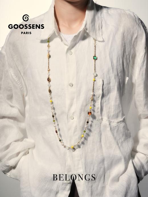 北京仓｜Goossens Paris-Lagune-多宝 岩石水晶 长项链［法国设计师］ 商品图0