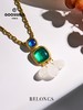 北京仓｜Goossens Paris-RENAISSANCE-湖水绿 宝蓝色 吊坠 项链［法国设计师］ 商品缩略图1