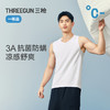 Threegun三枪 冰泉沁爽棉圆领拼接男宽背心-T30096A01 商品缩略图1