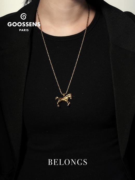 北京仓｜Goossens Paris-BALADE-金色树叶 项链［法国设计师］ 商品图0