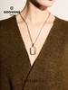 北京仓｜Goossens Paris-Stones-方形水晶吊坠 长项链［法国设计师］ 商品缩略图0