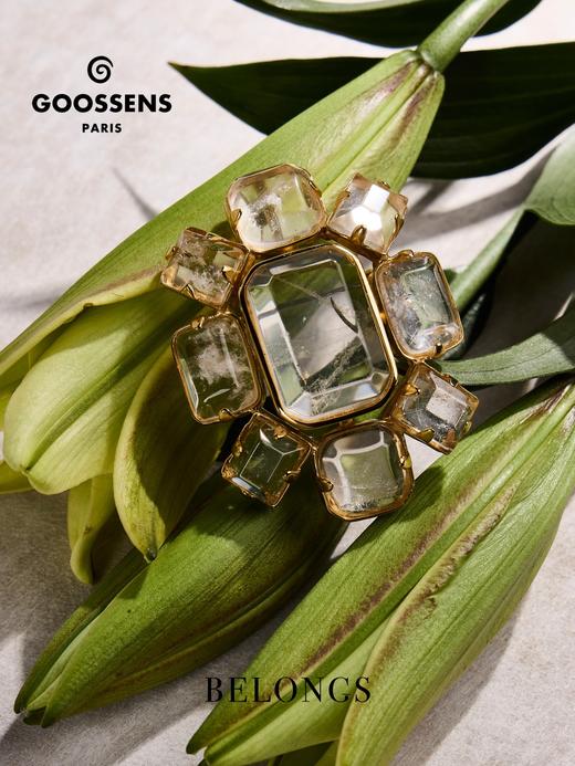 北京仓｜Goossens Paris-玛格特·罗比同款-天然水晶 项坠 胸针（两种戴法）［法国设计师］ 商品图2