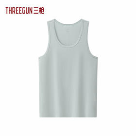 Threegun三枪 冰泉沁爽棉圆领男背心-T30069A01