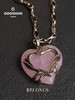 北京仓｜Goossens Paris-COEUR PRECIEUX-爱心 粉色石英 大号 项链［法国设计师］ 商品缩略图1